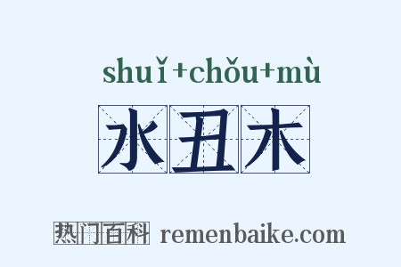 水丑木是什么意思的图片